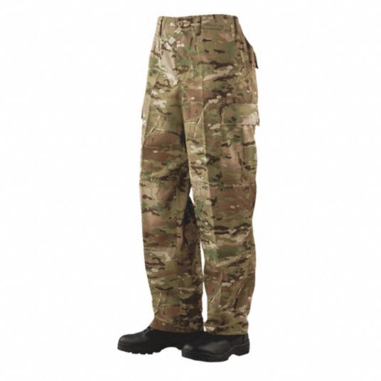 TRU-SPEC BDU Trouser. Size: L, Fits Waist Size: 36 in to 38 in, Inseam ...