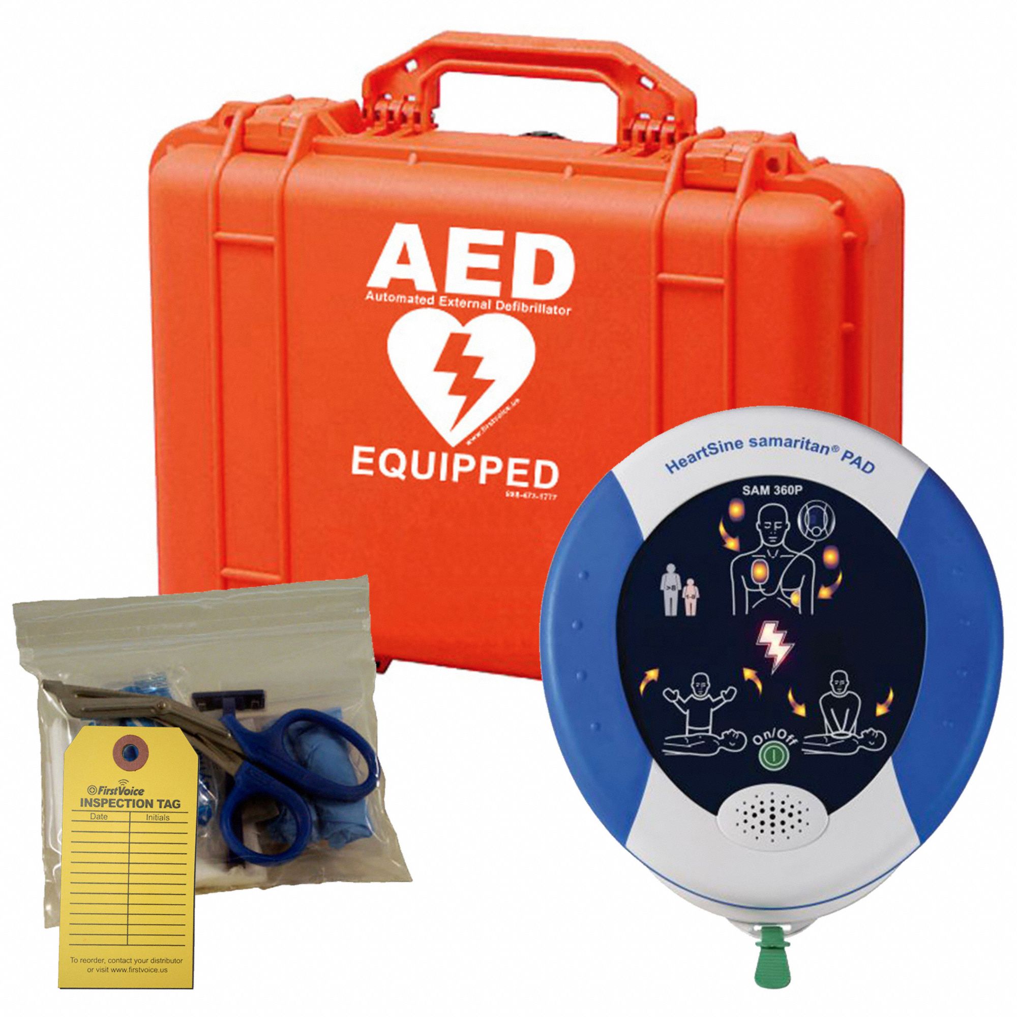 FIRST VOICE, AED Mobile Pack, Auto, AED Mobile Package 454H76HS003F