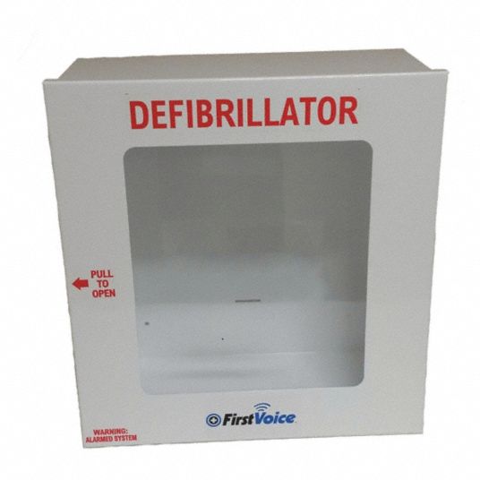 Defibrillator Storage Cabinet, Alarm Included, Defibrillator Storage ...