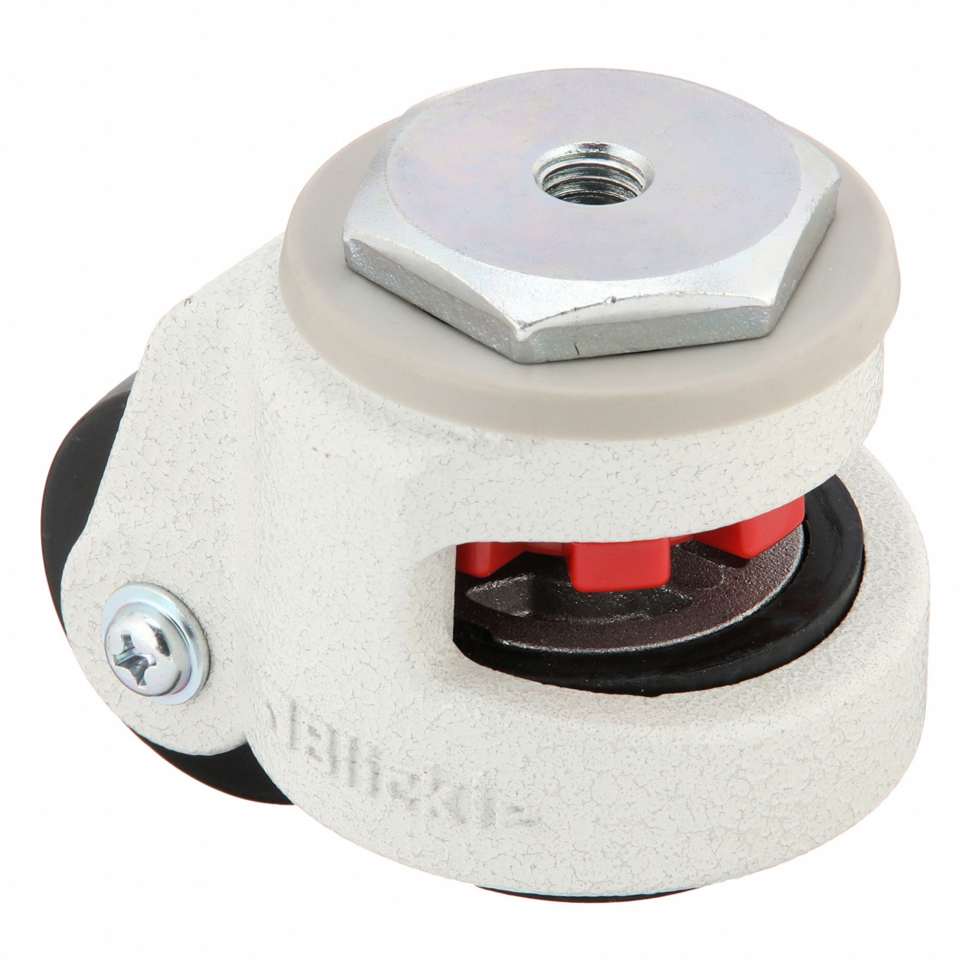 Stem Caster: Swivel, 2 in Wheel Dia., 13/16 in Wheel Wd, Nylon, 550 lb Load Capacity