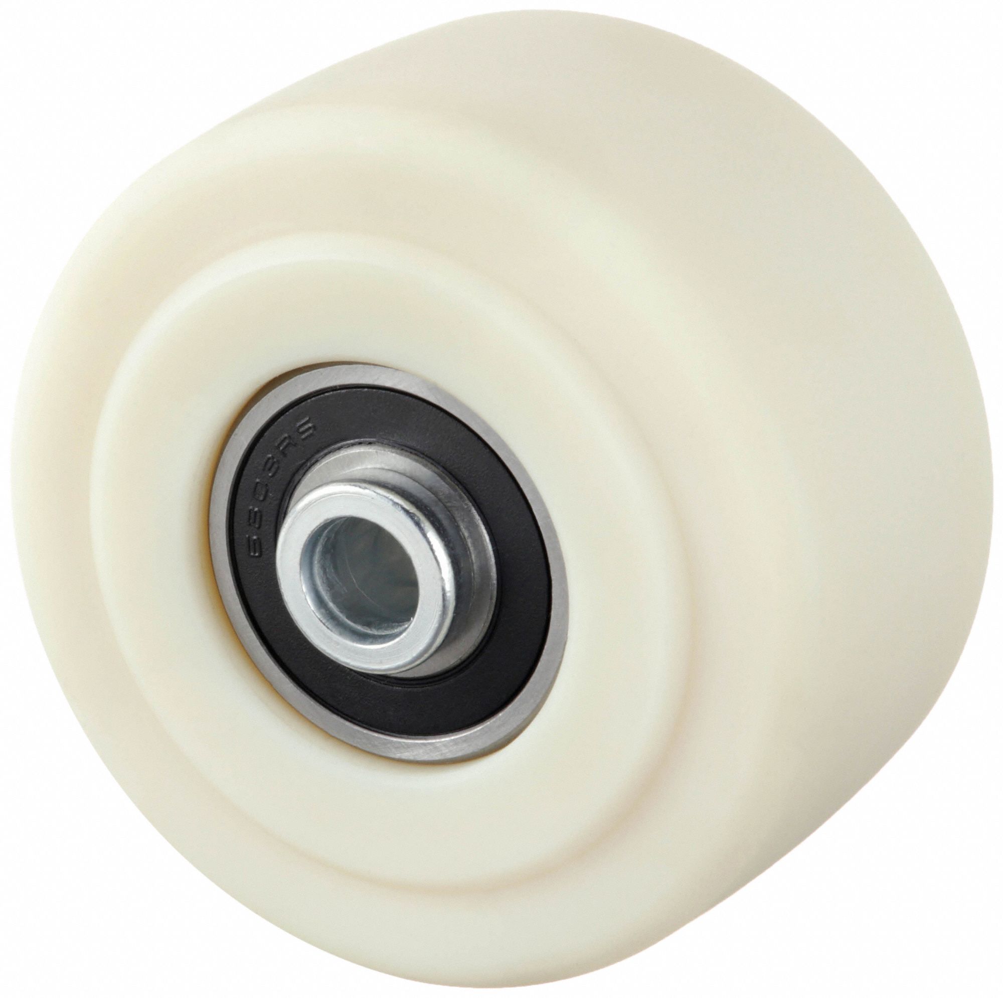 Caster Wheel: 4 in Wheel Dia., 2 in Wheel Wd, Nylon, 3, 000 lb Load Rating, Std