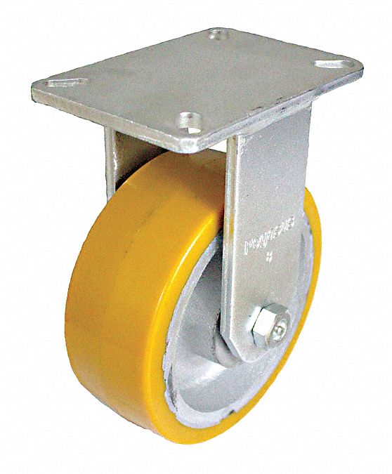 Plate Caster Rigid Polyurethane 8 H