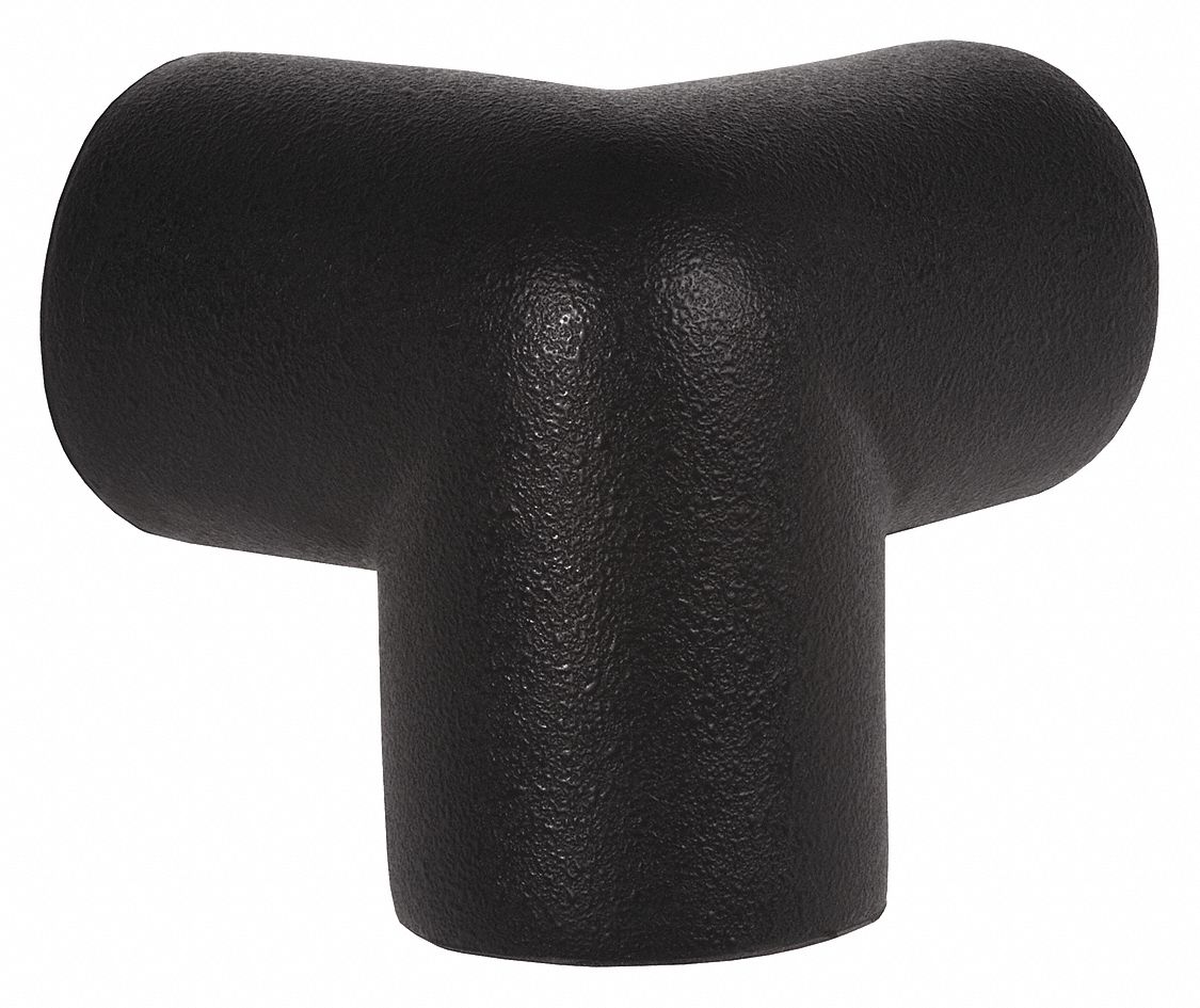Radius Corner Guard: Polyurethane Foam, Square Shape, 5 in Overall Lg, 1 in Overall Thick, Black