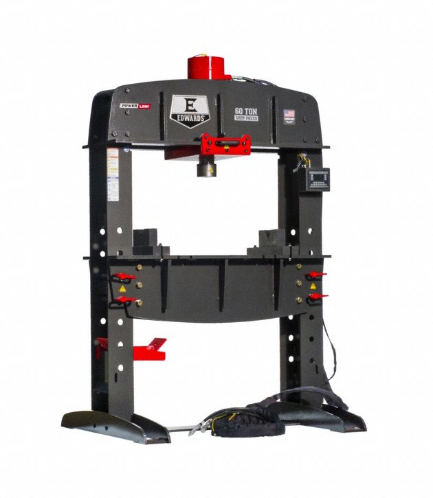 Hydraulic Press: Electric, H-Frame, 60 ton