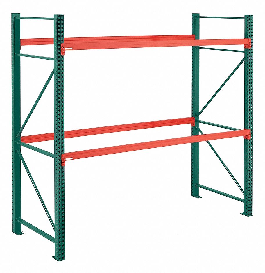 Steel King 126 In X 48 In X 8 Ft 12 Ga Beams Pallet Rack Starter Unit 454t65 3828