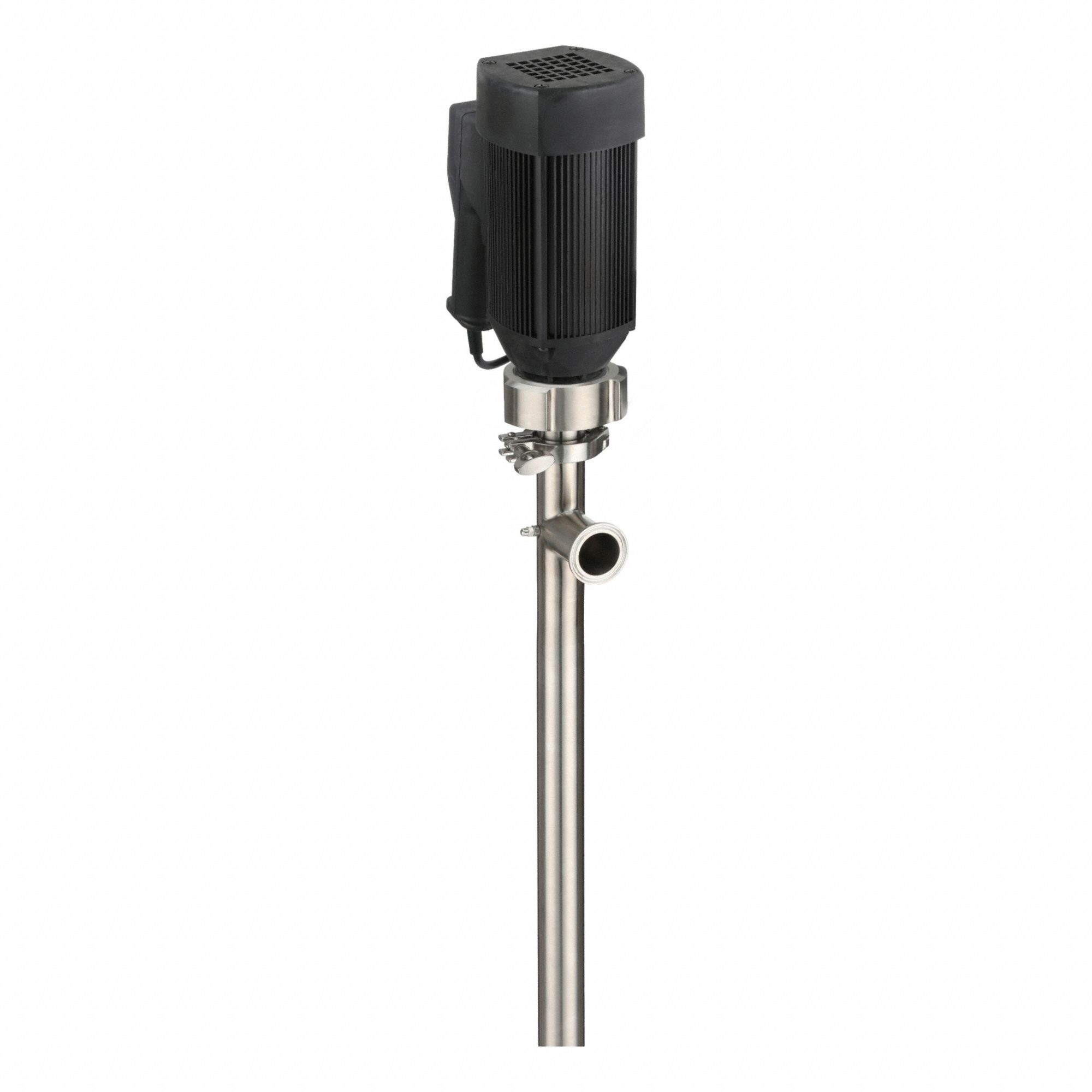 Electric Drum Pump: 120 V AC, Pump Only, 25 ft Max. Head, 1 1/10 hp HP