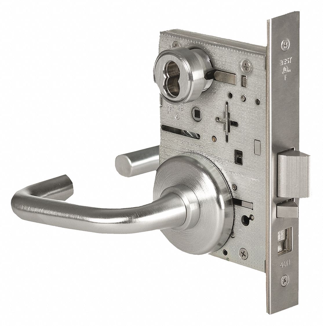 Door Lever Lockset, Mechanical, Office