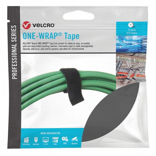 1/2 in x 75 ft White Velcro Hook Strips