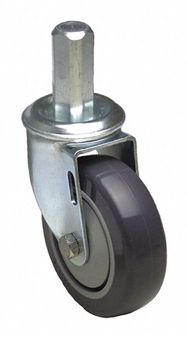 GRAINGER APPROVED General Purpose Friction-Ring Stem Caster: 5 in Wheel ...