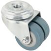 Low-Profile Easy-Turn Bolt-Hole Casters