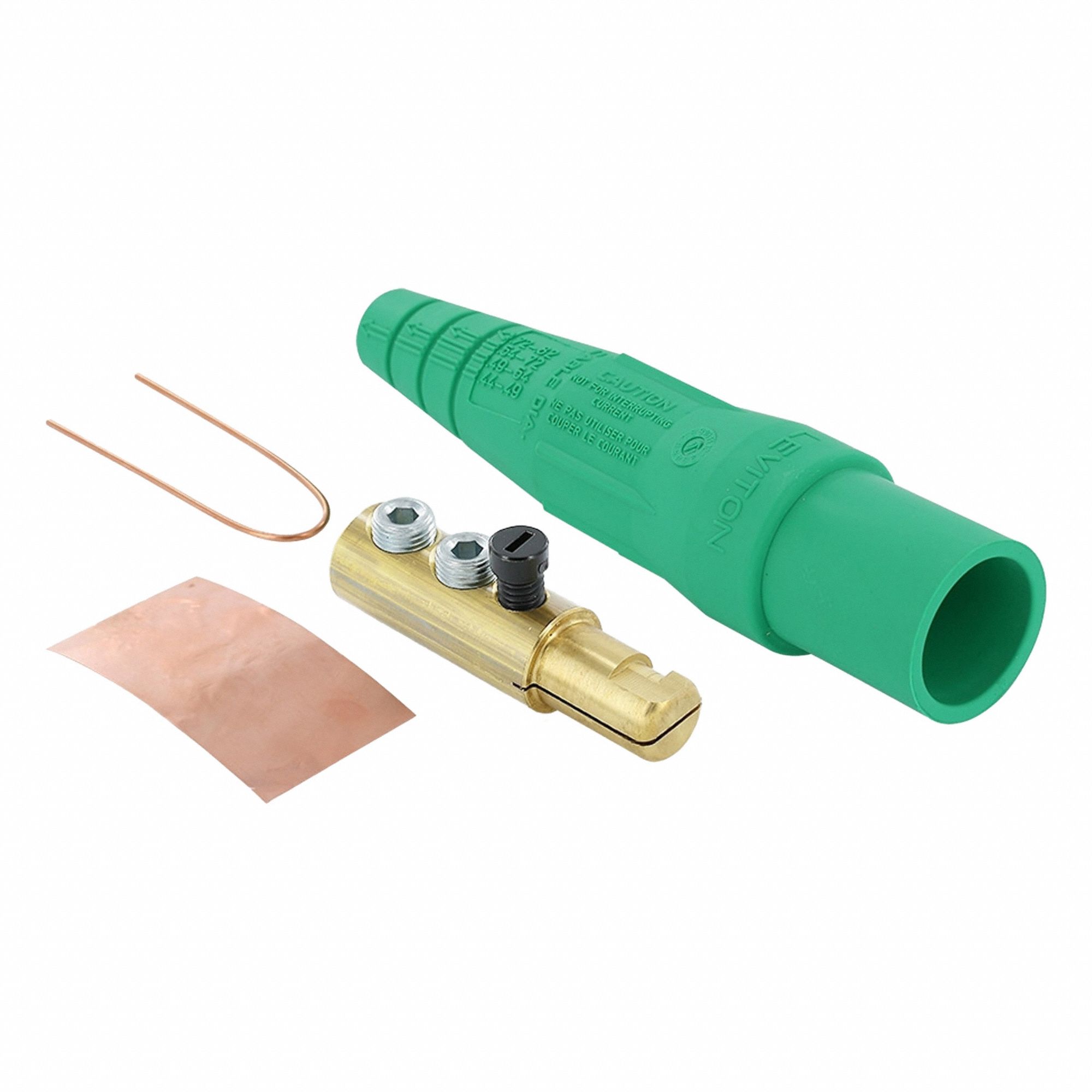 Male Plug: Male Plug, 190 A, Green