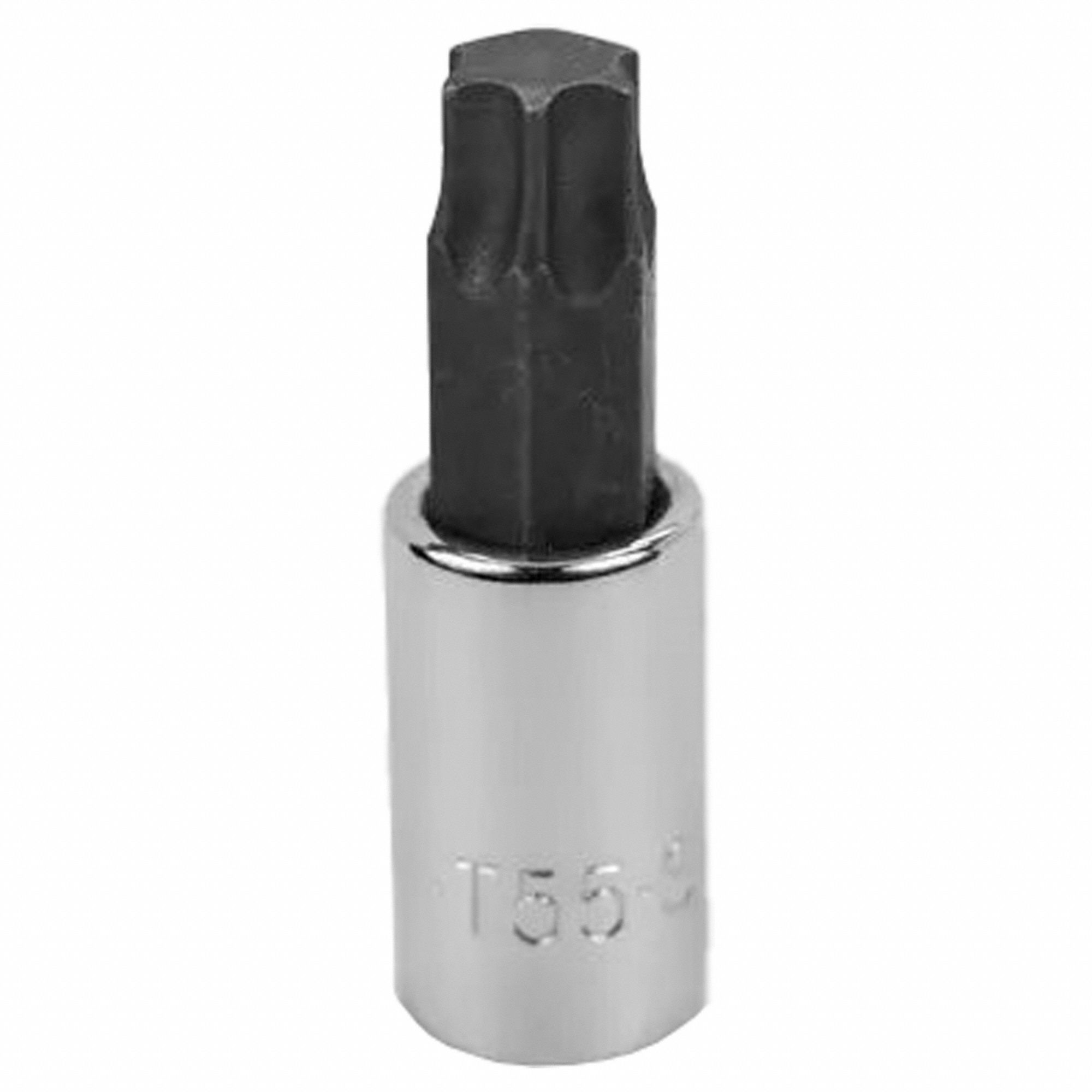Socket Bit: 3/8 in Drive Size, Torx Plus Tip, T55 Tip Size, Replaceable Insert