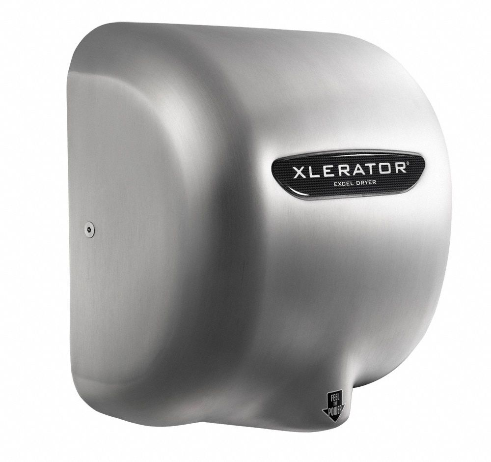 XLERATOR Stainless Steel, Integral Nozzle, Automatic, Hand Dryer, 110