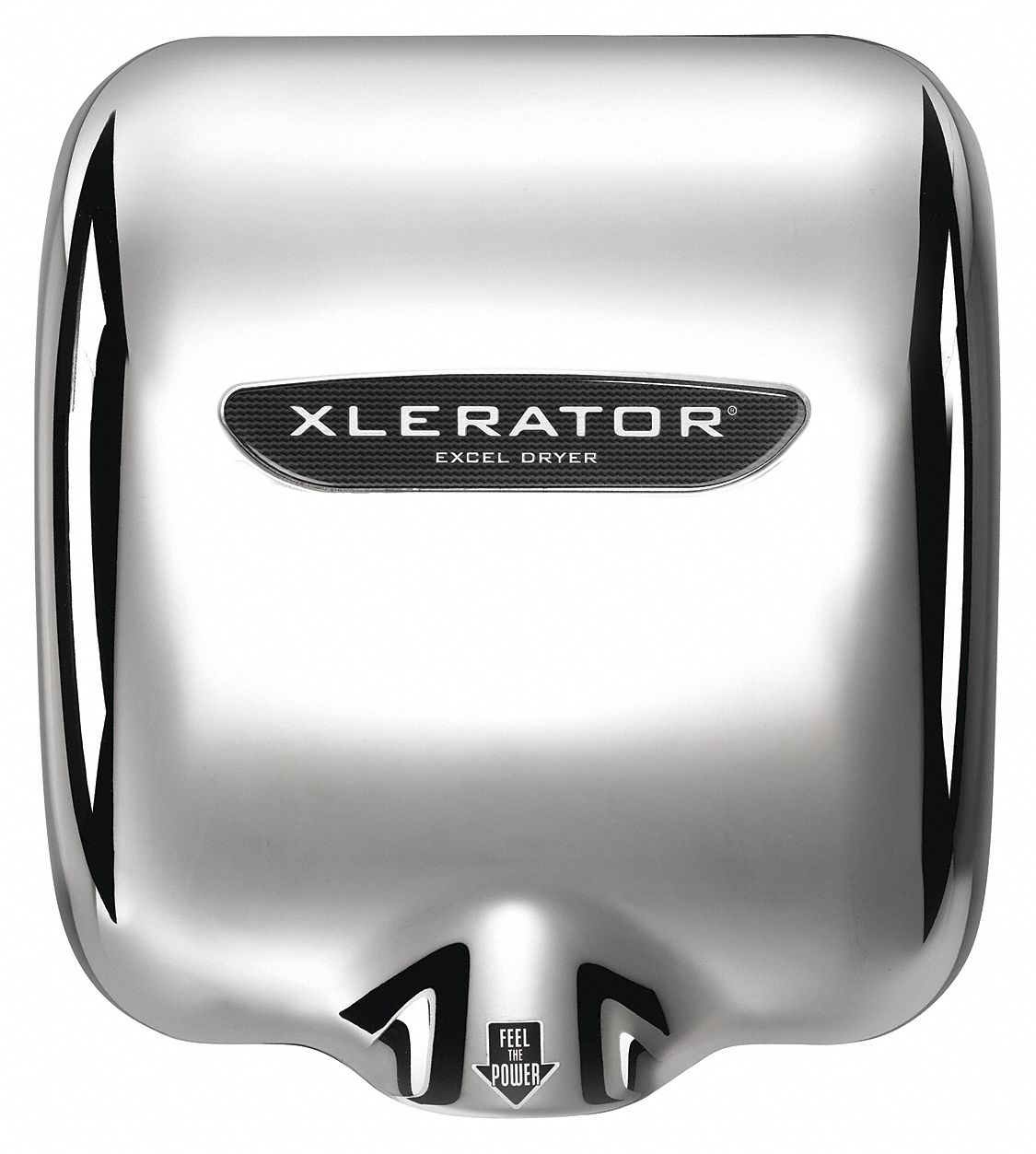 Hand Dryer: XLERATOR, Auto, 8 sec Dry Time, Zinc Diecast, 68 to 77 dBA, 208 to 277V AC