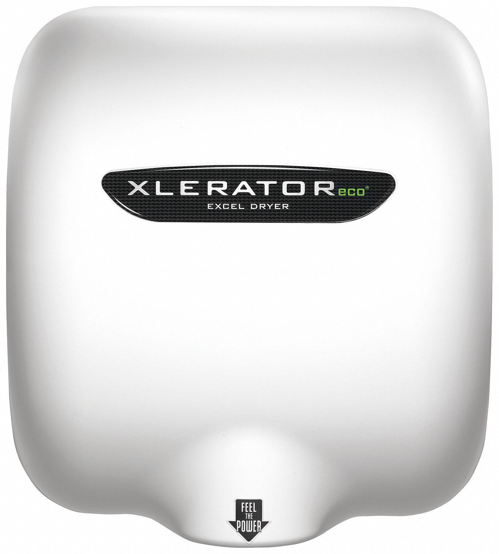 Hand Dryer: Integral, BMC, Auto, White, 12 sec Dry Time, 11.3/12.2 Amps, 110 to 120 Volt