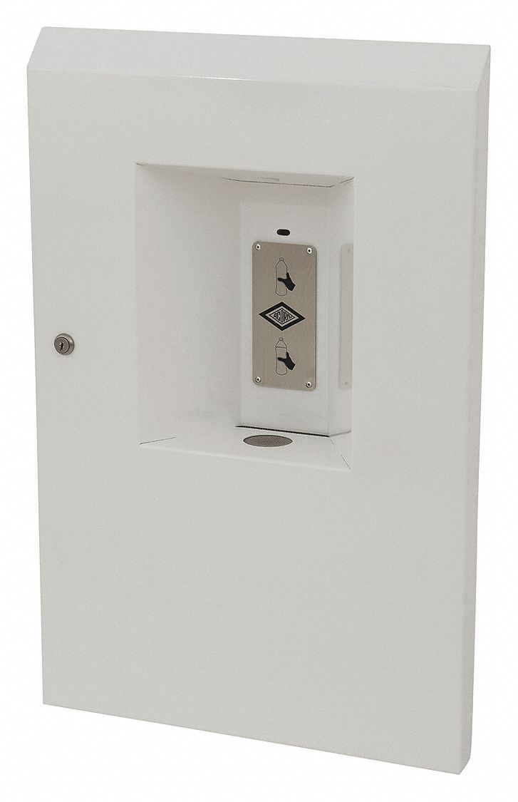 BOTTLE FILLER: IN-WALL, FILTERED, 28⅛ IN H, ADA COMPLIANT, WHITE