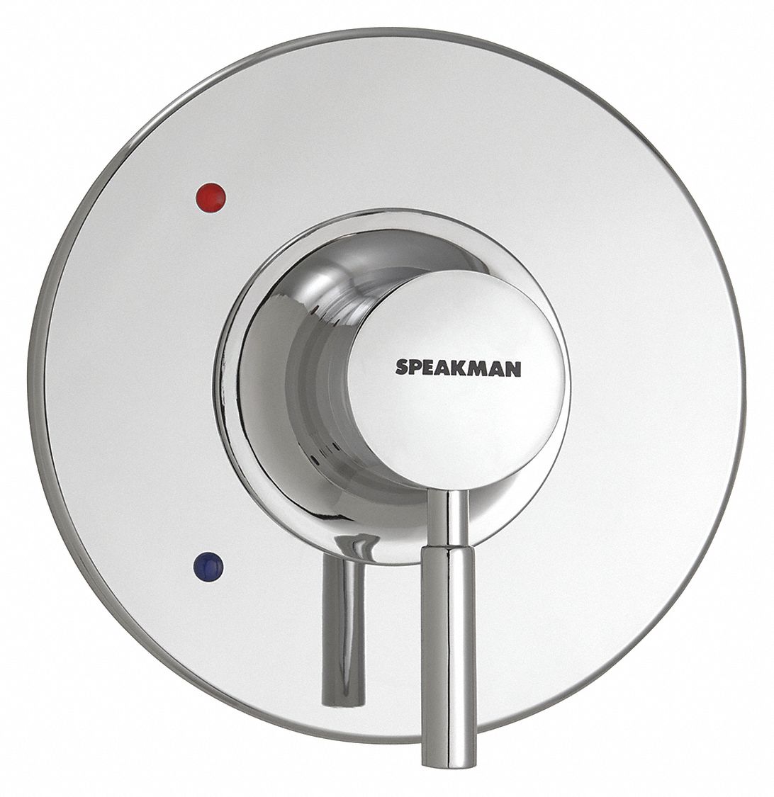 Shower Valve Trim: Compatible Product Type CPV-TP Speakman Shower Valves, Circle Trim Plate