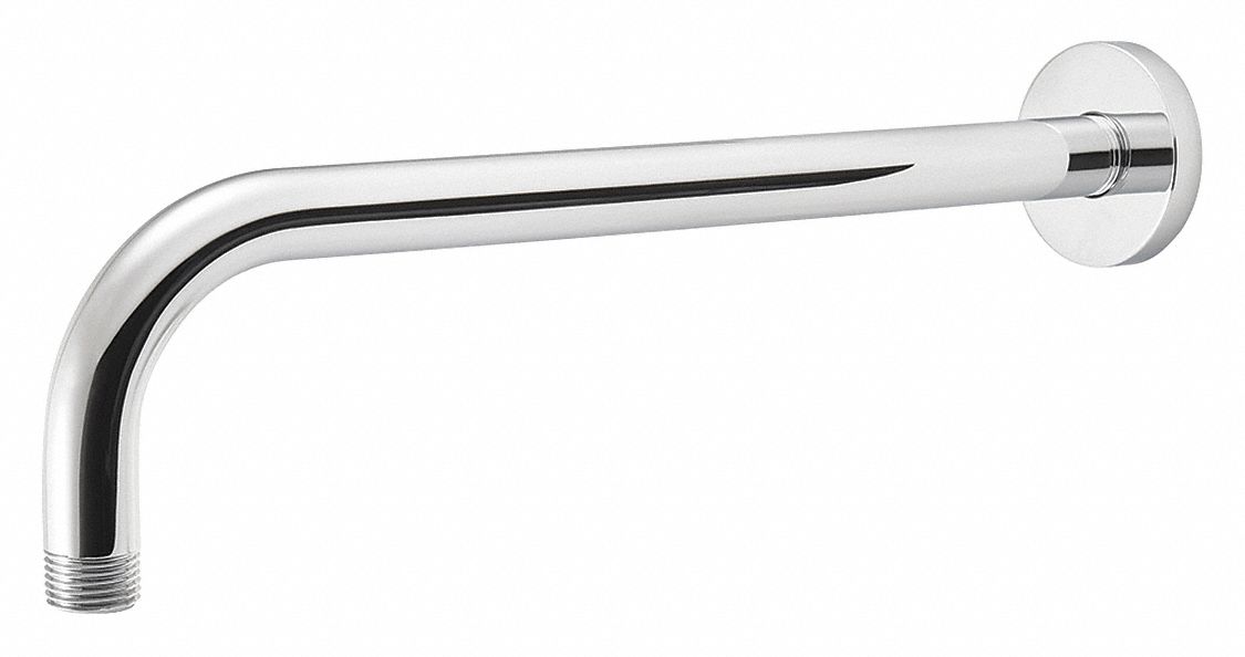 Shower Arm and Flange: Compatible Product Type Wall-Mounted Rain Showerheads, Brass