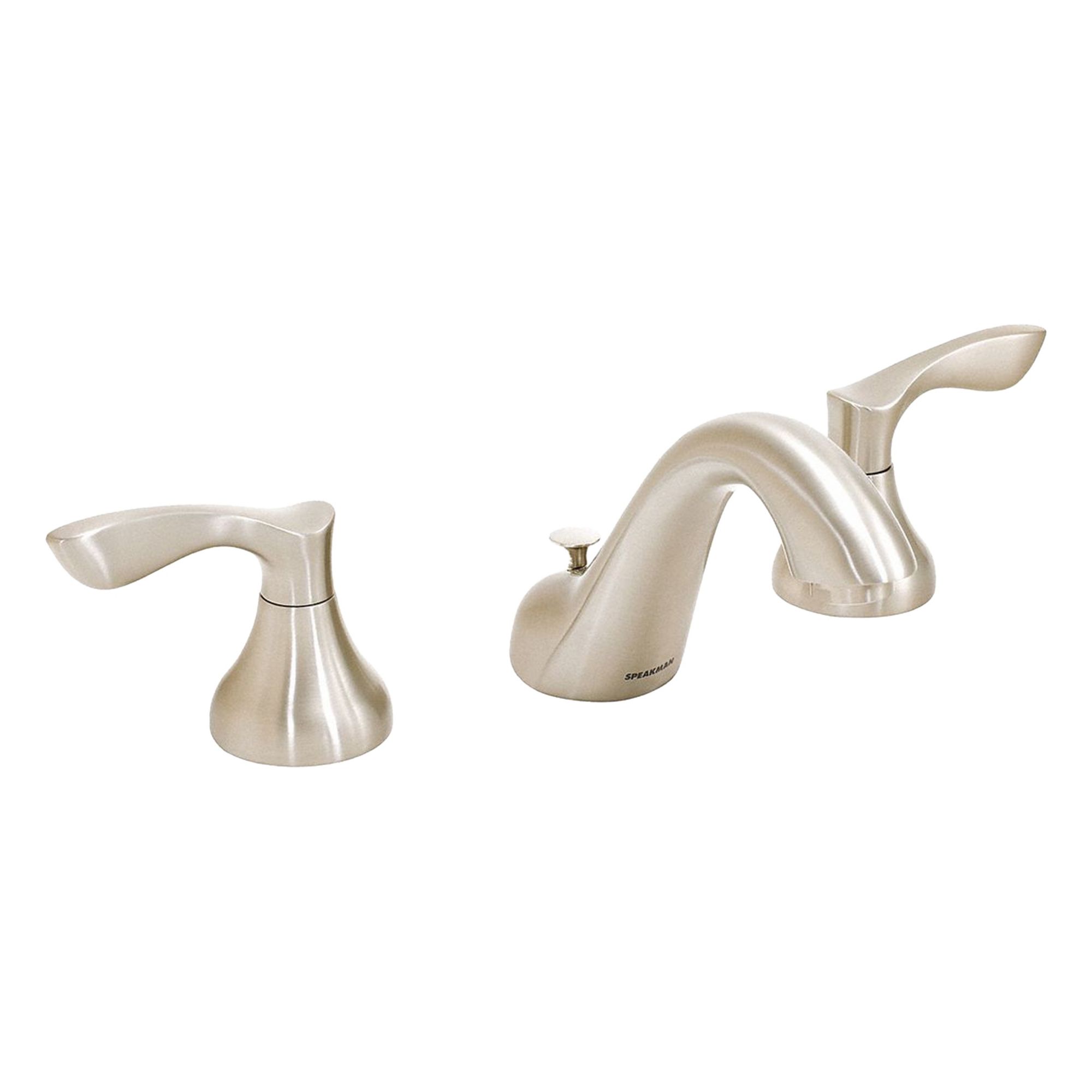 Mid Arc Bathroom Faucet: Chelsea, Brass, Brushed Nickel Finish, 1.2 gpm Flow Rate, Arc