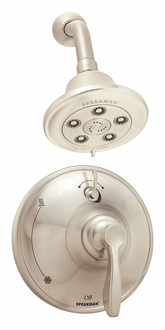 SPEAKMAN Speakman, Wall Mounted, Shower System, 2.5 gpm, Brushed Nickel