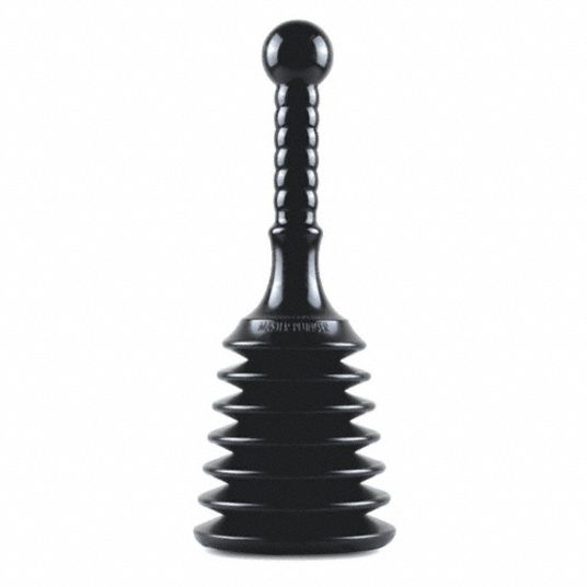 MASTER PLUNGER, Rubber Plunger, 5 in Cup Dia., Surface Sink Plunger 455F28MPS4 Grainger