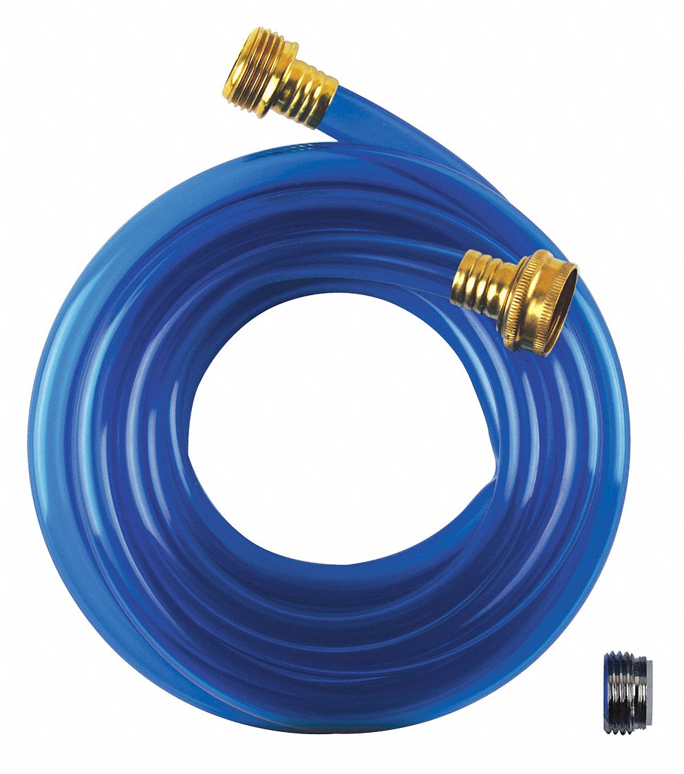 DRAIN KING Water Hose, PVC 455F31157 Grainger