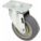 NSF-LISTED SANITARY PLATE CASTER, 4 IN WHEEL DIAMETER, 300 LB, 5⅛ IN MOUNTING H