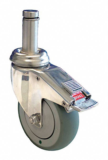 Stem Caster 5 dia Rubber 220lb