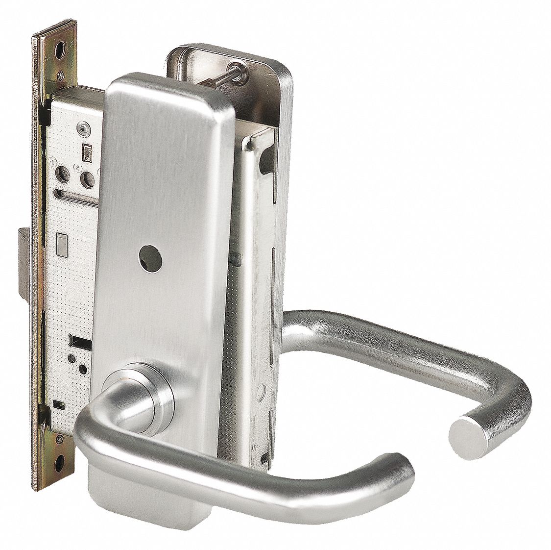 Best Mortise Lockset Mechanical Heavy Duty Lock Is Keyless Satin