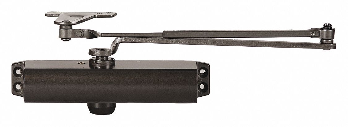 Door Closer: Adj Mounting Type, Grade 2 - Medium Duty, Bronze