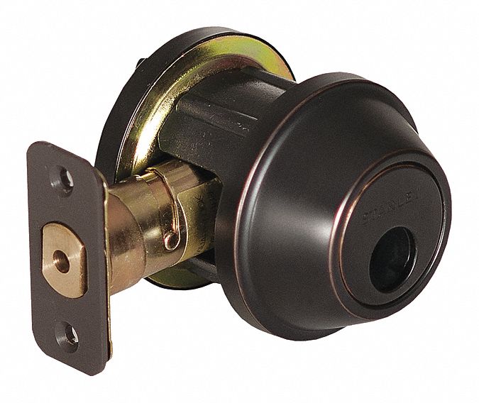 STANLEY Deadbolt Locks, Cylindrical, Commercial, Educational