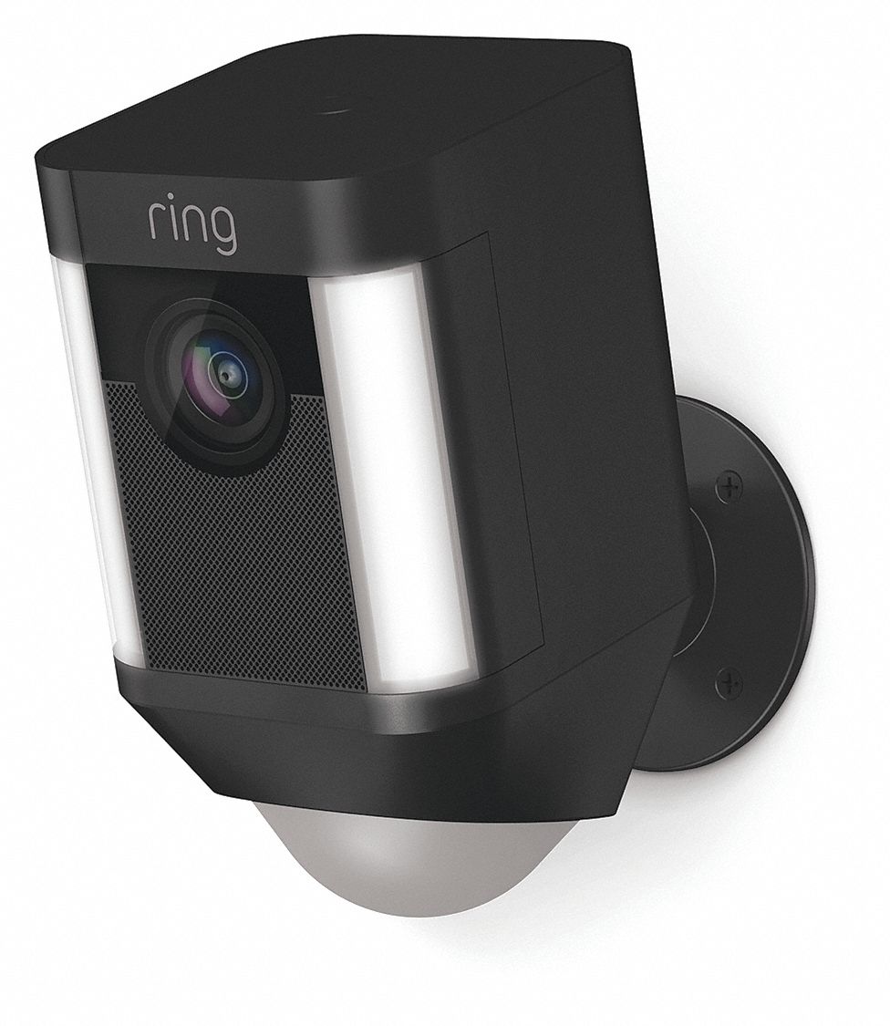 Wireless Surveillance Camera: Box, Indoor/Outdoor, Black, 1920 x 1080, 1080p