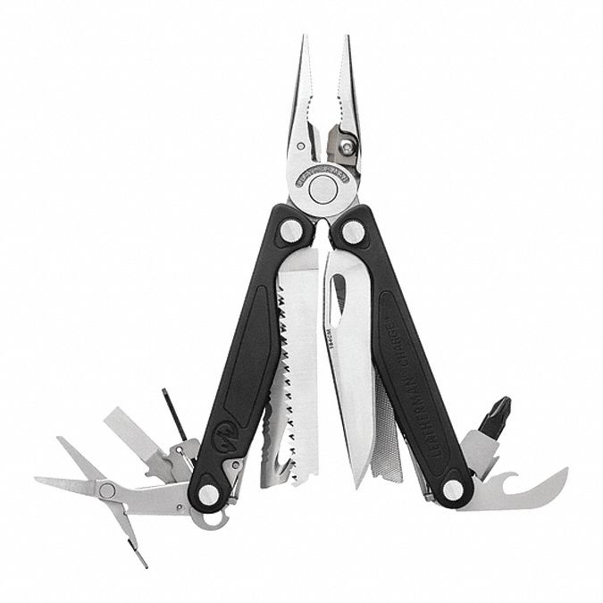 LEATHERMAN, Multi-Tool Plier, 19 Tools, Multi-Tool - 456K78|CHARGE PLUS ...