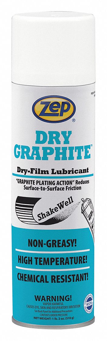 Zep - 16401 - Dry Graphite Aerosol Lubricant, 18 oz, High Temperature,  Chemical Resistant - RS