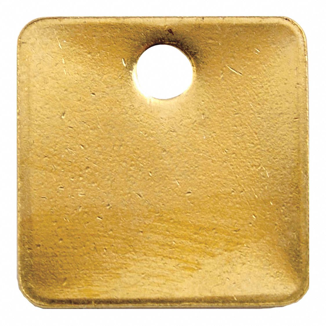 Brass, Yellow, Blank Tag - 456Y73