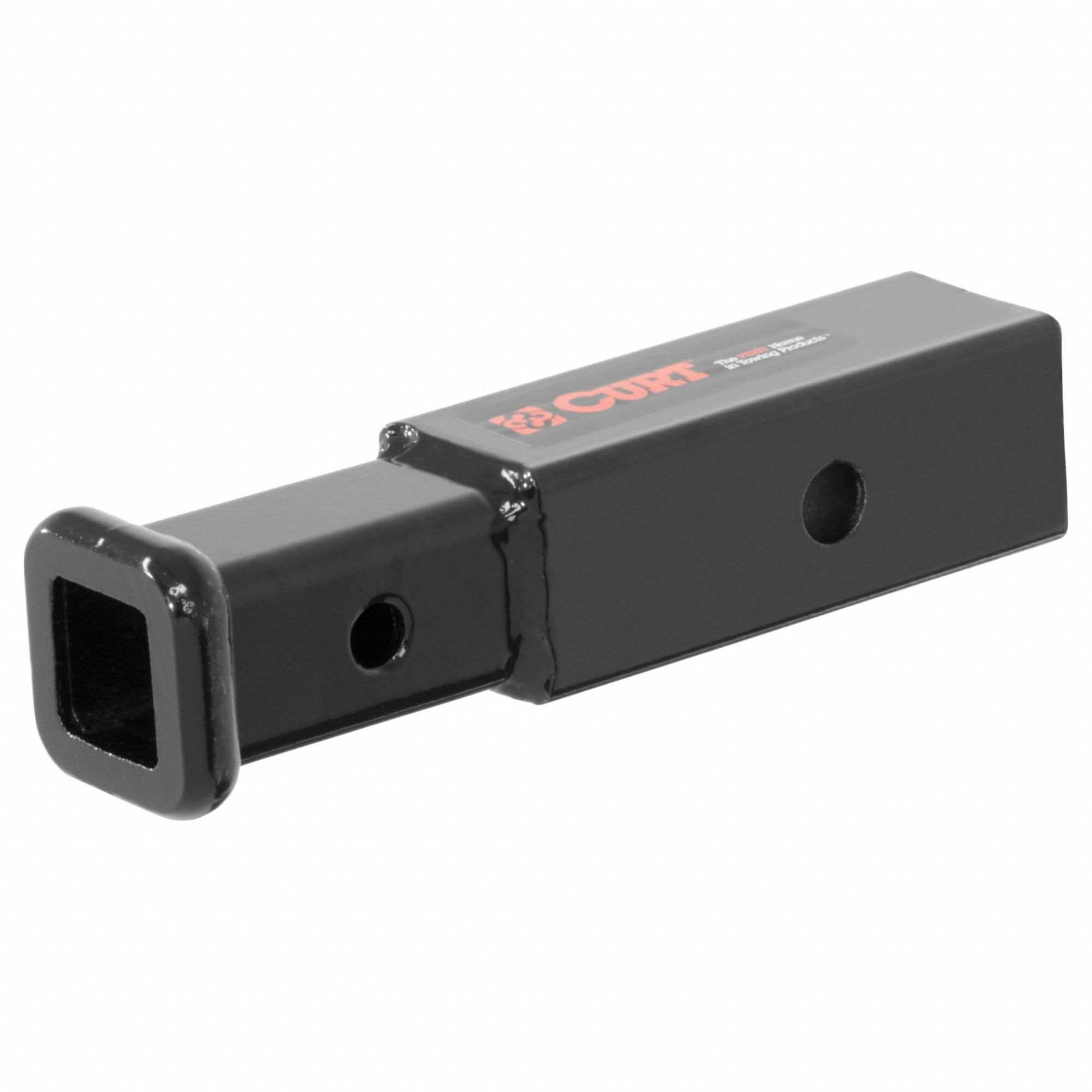 Hitch Receiver Tube Adapter: 4 in Overall Lg, 2 in Overall Wd, 2 in Ht, Trailer Hitches