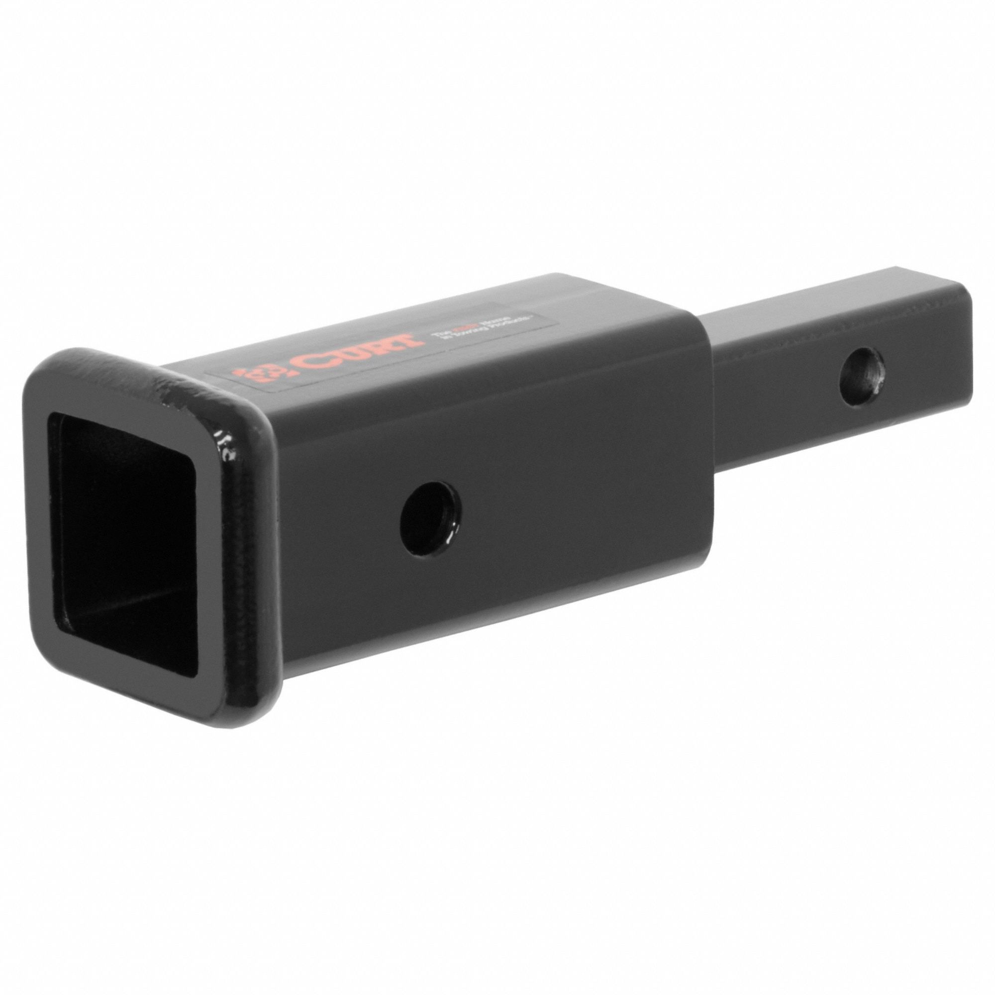 Hitch Receiver Tube Adapter: 6 1/4 in Overall Lg, 2 in Overall Wd, Trailer Hitches