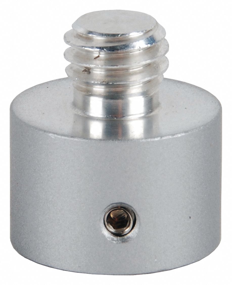 Magnetic Door Holder: Floor/Wall - Mounted, Aluminum