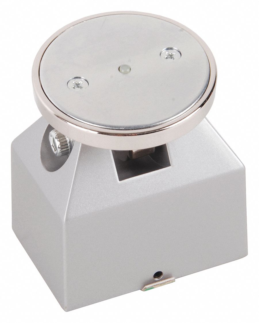 LCN Door Holder, Wall/Floor Mount, Aluminum 457A87SEM7850828 AL