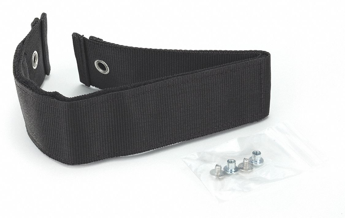 Seat Belt Extender: For Use With UMP(R) Fall Monitoring System, 1 in Ht, 14 in Lg, 3/16 in Wd, Black