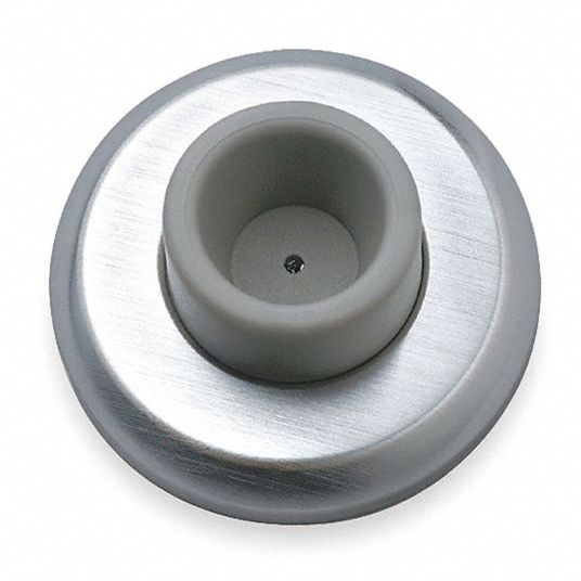 Satin Chrome Wall Door Stop