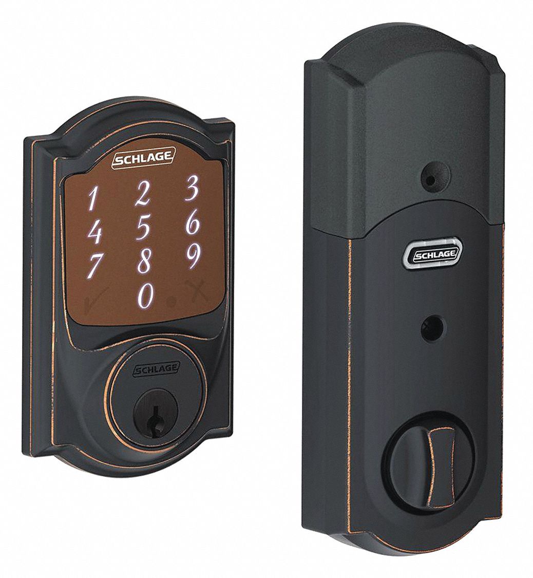 SCHLAGE RESIDENTIAL, Entry, Smart Keypad, Electronic Lock 457F75