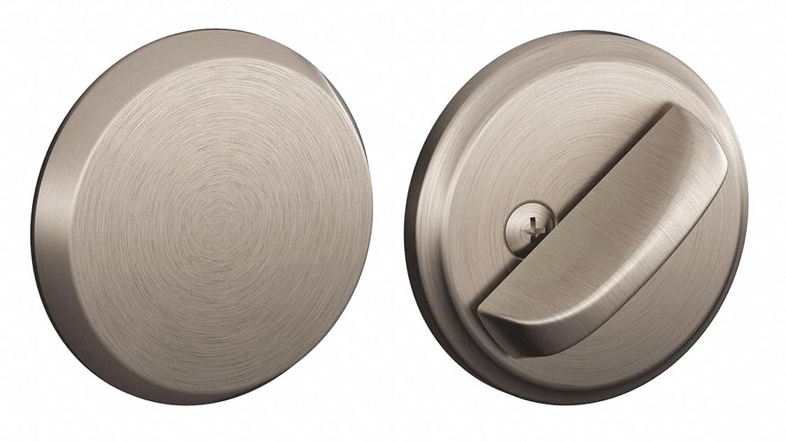 DEADBOLT THUMBTURN,1SIDE,SATIN NCKL FNSH