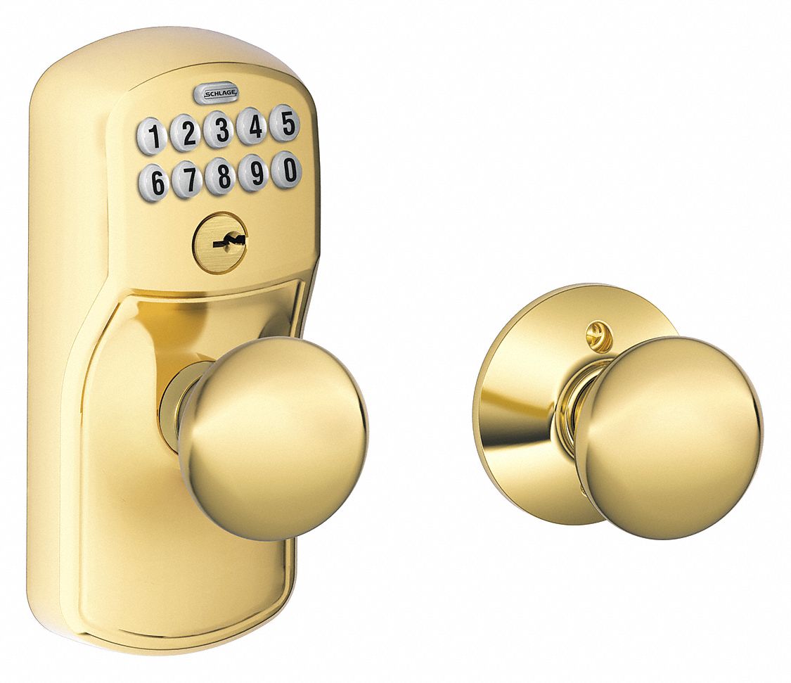 Door Lockset: Passage Knob Locksets, Brass