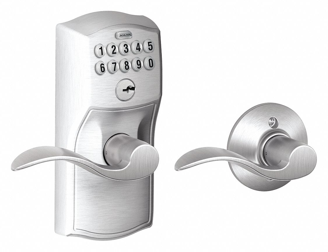 SCHLAGE RESIDENTIAL, Entry, Push Button Keypad, Electronic Lock
