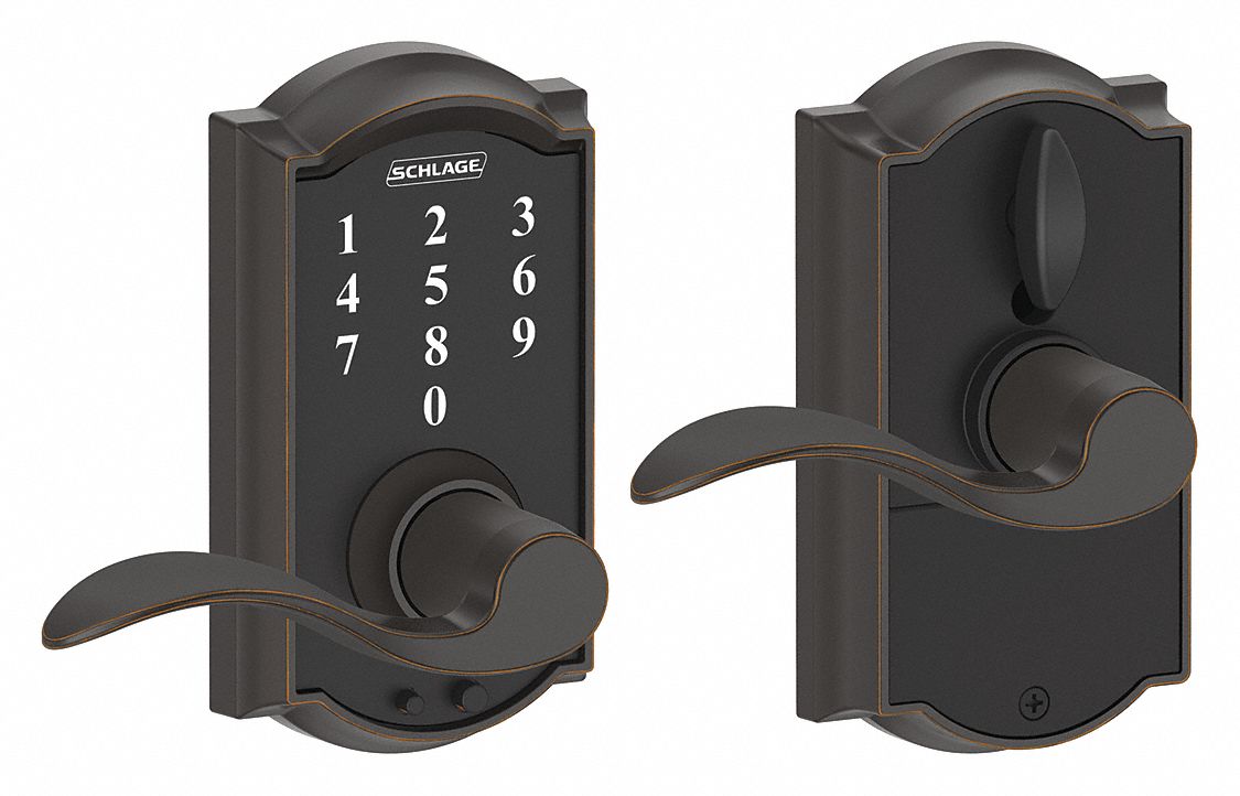 Schlage Residential Electronic Lock 2 3 8 To 2 3 4 Backset