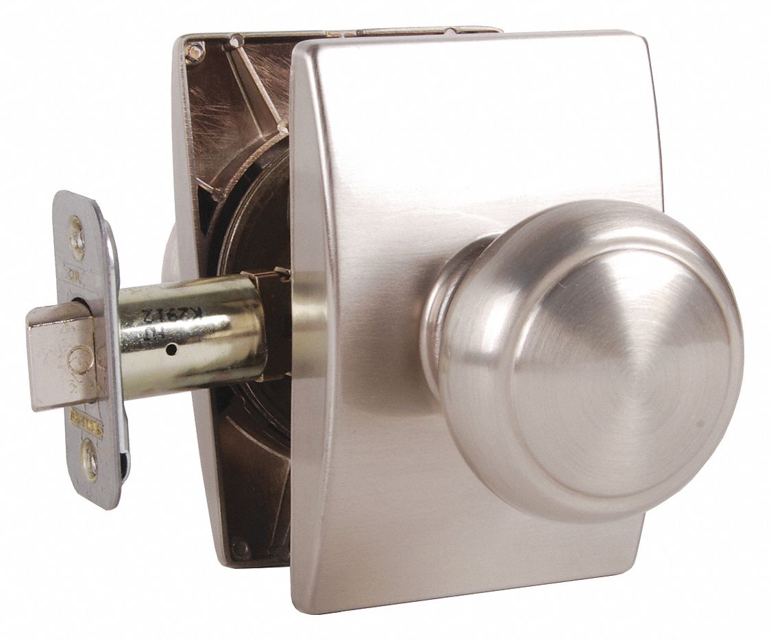 Door Lockset: Passage Knob Locksets, Nickel