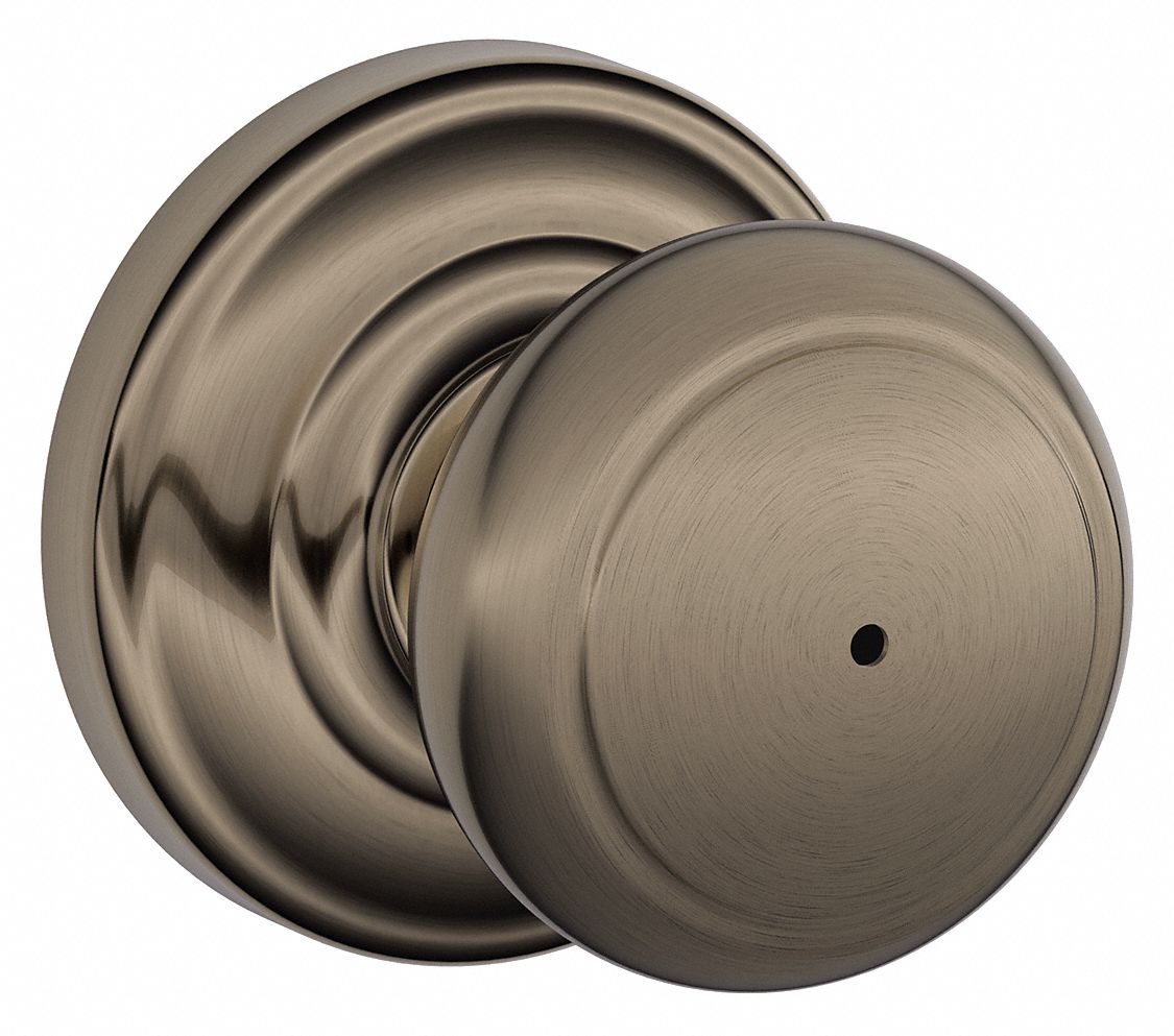 Door Lockset: Privacy Knob Locksets, Nickel