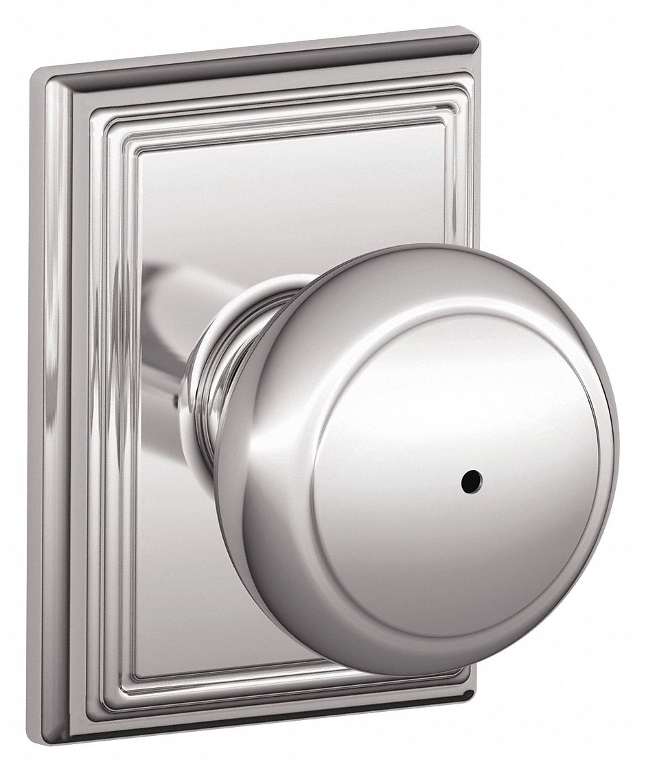 Door Lockset: Privacy Knob Locksets, Chrome