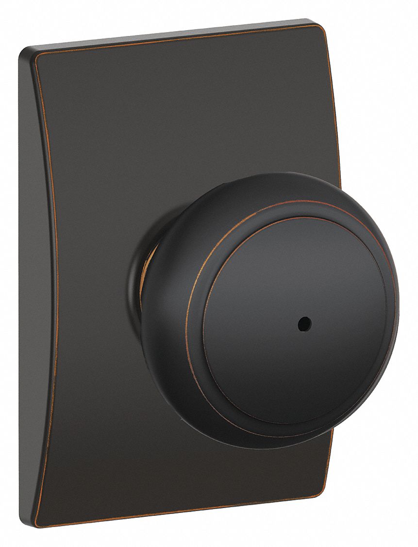 Door Lockset: Privacy Knob Locksets, Bronze